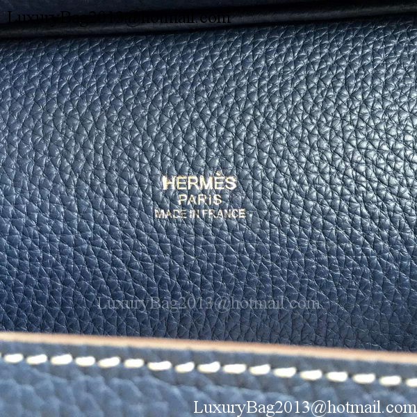 Hermes Jypsiere 31CM Shoulder Bag Calfskin Leather H0880 Royal Hermes Jypsiere 31CM Shoulder Bag Calfskin Leather H0880 Royal