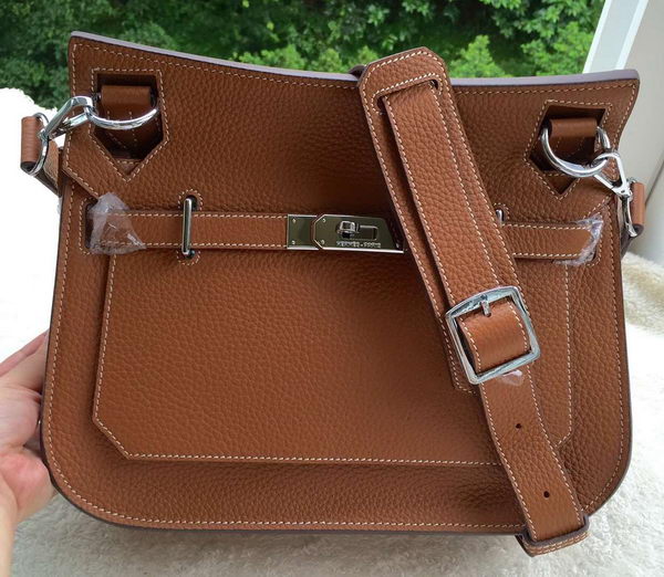 Hermes Jypsiere 31CM Shoulder Bag Calfskin Leather H0880 Wheat
