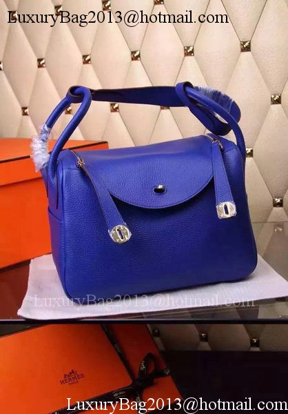 Hermes Lindy 30CM Leather Shoulder Bag H0881 Blue Hermes Lindy 30CM Leather Shoulder Bag H0881 Blue