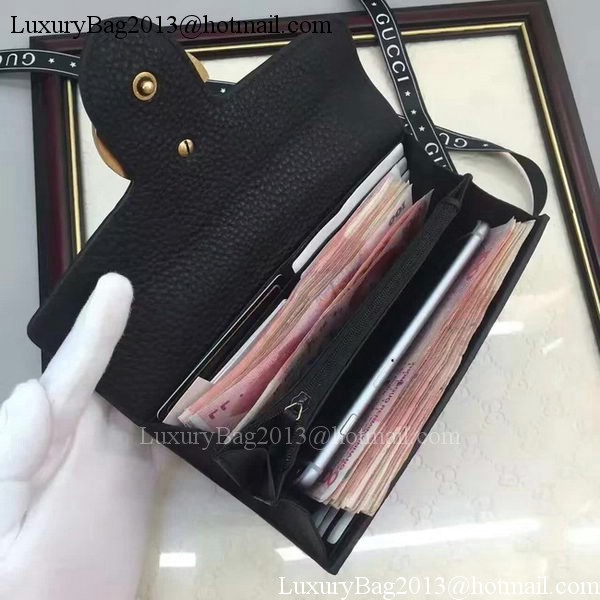 Gucci GG Marmont Continental Wallet 400586 Black Gucci GG Marmont Continental Wallet 400586 Black