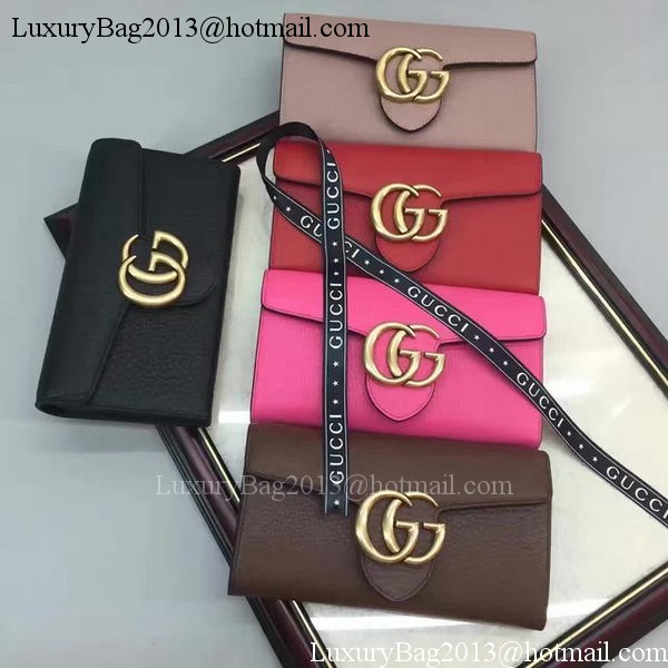 Gucci GG Marmont Continental Wallet 400586 Black Gucci GG Marmont Continental Wallet 400586 Black