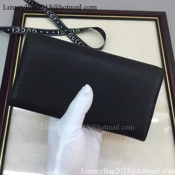 Gucci GG Marmont Continental Wallet 400586 Black Gucci GG Marmont Continental Wallet 400586 Black
