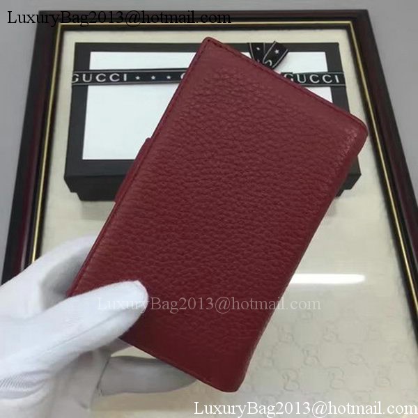 Gucci Calfskin Leagther Wallet 337023 Red Gucci Calfskin Leagther Wallet 337023 Red