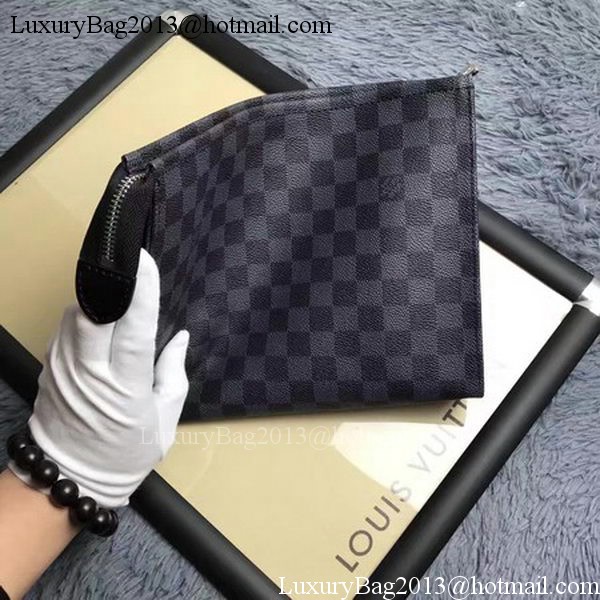 Louis Vuitton Damier Graphite Canvas TOILETRY POUCH 26 N47542 Louis Vuitton Damier Graphite Canvas TOILETRY POUCH 26 N47542