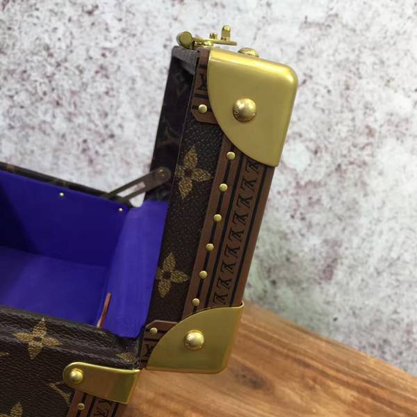 Louis Vuitton Mini Monogram Canvas Treasure Box 40665 Dark Blue Louis Vuitton Mini Monogram Canvas Treasure Box 40665 Dark Blue