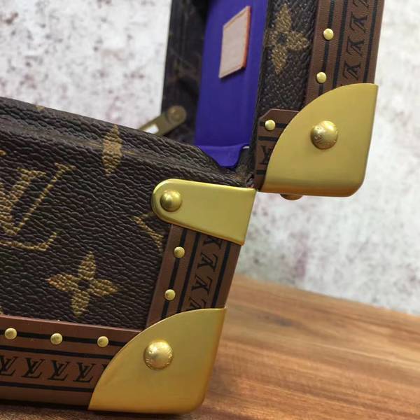 Louis Vuitton Mini Monogram Canvas Treasure Box 40665 Dark Blue Louis Vuitton Mini Monogram Canvas Treasure Box 40665 Dark Blue