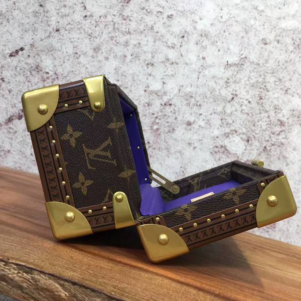 Louis Vuitton Mini Monogram Canvas Treasure Box 40665 Dark Blue Louis Vuitton Mini Monogram Canvas Treasure Box 40665 Dark Blue