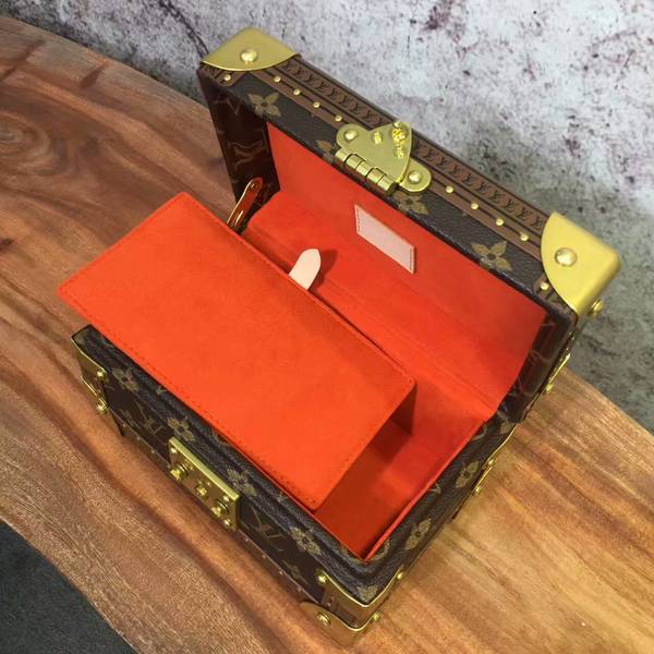 Louis Vuitton Mini Monogram Canvas Treasure Box 40665 Light Red Louis Vuitton Mini Monogram Canvas Treasure Box 40665 Light Red