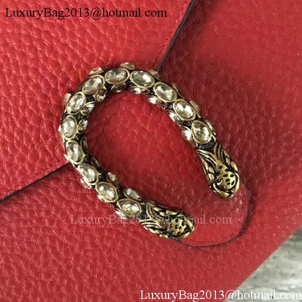 Gucci Dionysus Calfskin Leather Chain Wallet 404141 Red Gucci Dionysus Calfskin Leather Chain Wallet 404141 Red