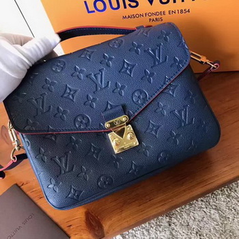 Louis Vuitton Monogram Empreinte POCHETTE METIS M41488 Blue Louis Vuitton Monogram Empreinte POCHETTE METIS M41488 Blue