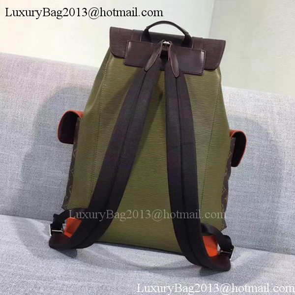 Louis Vuitton Epi Leather CHRISTOPHER PM Bag M58868 Khaki Louis Vuitton Epi Leather CHRISTOPHER PM Bag M58868 Khaki