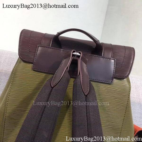 Louis Vuitton Epi Leather CHRISTOPHER PM Bag M58868 Khaki Louis Vuitton Epi Leather CHRISTOPHER PM Bag M58868 Khaki