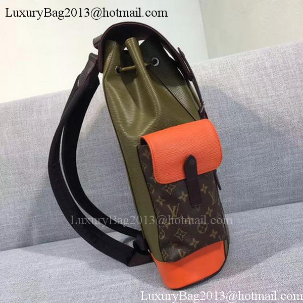 Louis Vuitton Epi Leather CHRISTOPHER PM Bag M58868 Khaki Louis Vuitton Epi Leather CHRISTOPHER PM Bag M58868 Khaki
