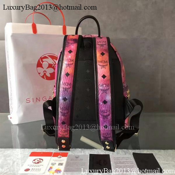 MCM Medium Top Studs Backpack MCM0039 Purple MCM Medium Top Studs Backpack MCM0039 Purple