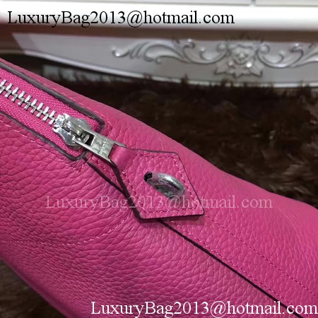 Hermes Bolide 31CM Calfskin Leather Tote Bag B3302 Rose Hermes Bolide 31CM Calfskin Leather Tote Bag B3302 Rose