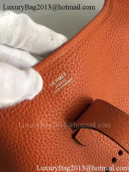 Hermes Evelyne 30cm Messenger Bag E3301 Orange Hermes Evelyne 30cm Messenger Bag E3301 Orange