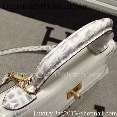 Hermes Kelly 28cm Shoulder Bag Croco Leather K28 OffWhite Hermes Kelly 28cm Shoulder Bag Croco Leather K28 OffWhite