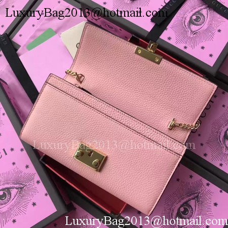 Gucci Padlock Continental Wallet Calfskin Leather 453506 Pink Gucci Padlock Continental Wallet Calfskin Leather 453506 Pink