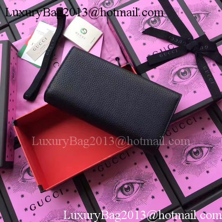 Gucci Leather Continental Wallet 456116 Black Gucci Leather Continental Wallet 456116 Black