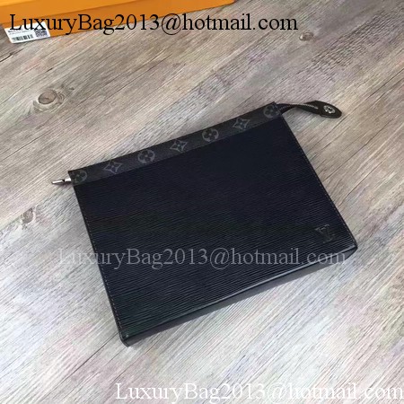 Louis Vuitton Epi Leather POCHETTE VOYAGE MM M67736 Black Louis Vuitton Epi Leather POCHETTE VOYAGE MM M67736 Black
