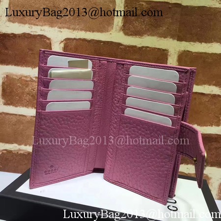 Gucci Calfskin Leagther Wallet 337023 Purple Gucci Calfskin Leagther Wallet 337023 Purple