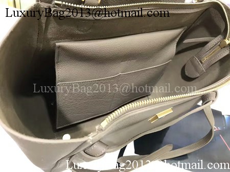 Celine Belt Bag Original Litchi Leather C3349 Grey Celine Belt Bag Original Litchi Leather C3349 Grey
