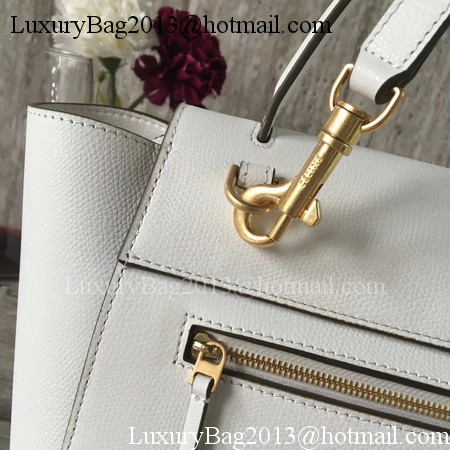 Celine Belt mini Bag Original Leather C98310 White Celine Belt mini Bag Original Leather C98310 White
