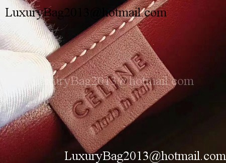 Celine Luggage Nano Tote Bag Original Leather CC3560 Wine Celine Luggage Nano Tote Bag Original Leather CC3560 Wine