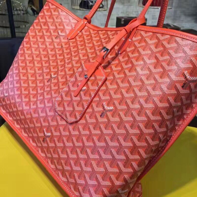 Goyard Y Doodling Calfskin Leather Tote Bag 7901 Red Goyard Y Doodling Calfskin Leather Tote Bag 7901 Red