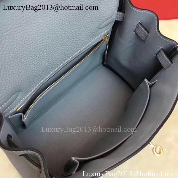 Hermes Kelly 32cm Shoulder Bag TOGO Leather KY32 Light Blue Hermes Kelly 32cm Shoulder Bag TOGO Leather KY32 Light Blue