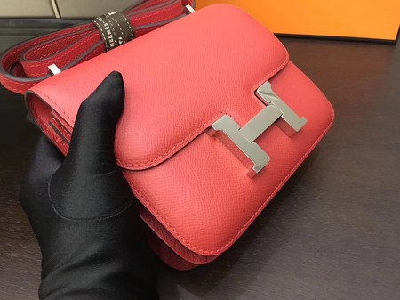Hermes Constance Bag Original Calfskin Leather H9910 Red Hermes Constance Bag Original Calfskin Leather H9910 Red