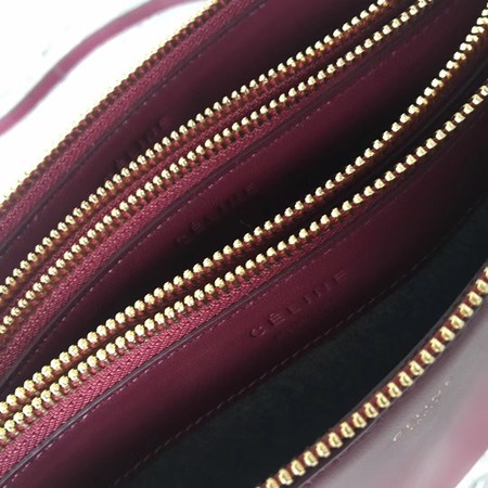 Celine Trio Crossbody Messenger Bag C55421 Wine Celine Trio Crossbody Messenger Bag C55421 Wine