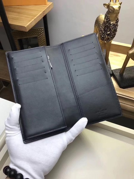 Louis Vuitton Damier Infini Leather BRAZZA WALLET N63010 Louis Vuitton Damier Infini Leather BRAZZA WALLET N63010