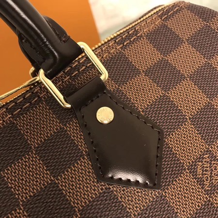 Louis Vuitton Damier Ebene Speedy 30 With Shoulder Strap N41183 Louis Vuitton Damier Ebene Speedy 30 With Shoulder Strap N41183