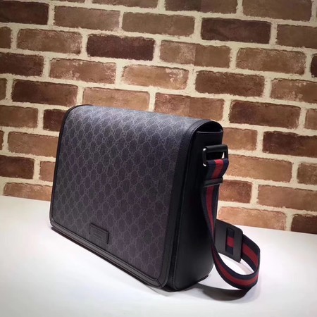 Gucci Original GG Canvas Messenger Bag 475432 Black Gucci Original GG Canvas Messenger Bag 475432 Black