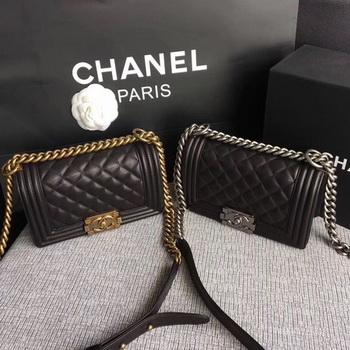 Boy Chanel Flap Shoulder Bag Sheepskin Leather A67085 Black Boy Chanel Flap Shoulder Bag Sheepskin Leather A67085 Black