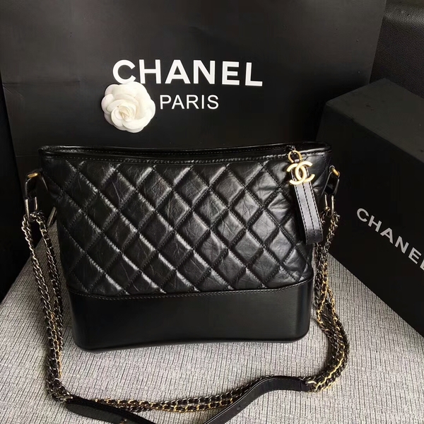Chanel Gabrielle Shoulder Bag Original Calfskin Leather A93842 Black Chanel Gabrielle Shoulder Bag Original Calfskin Leather A93842 Black
