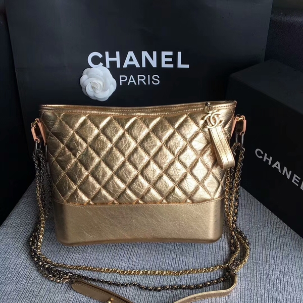 Chanel Gabrielle Shoulder Bag Original Calfskin Leather A93842 Gold Chanel Gabrielle Shoulder Bag Original Calfskin Leather A93842 Gold
