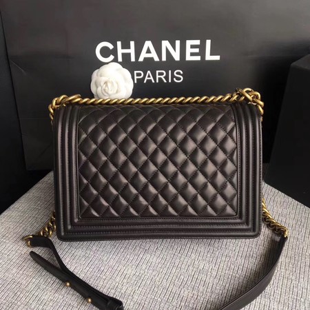 Boy Chanel Flap Bags Original Sheepskin Leather A67088 Black Boy Chanel Flap Bags Original Sheepskin Leather A67088 Black