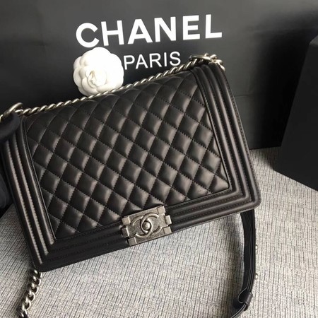 Boy Chanel Flap Bags Original Sheepskin Leather A67088 Black Boy Chanel Flap Bags Original Sheepskin Leather A67088 Black