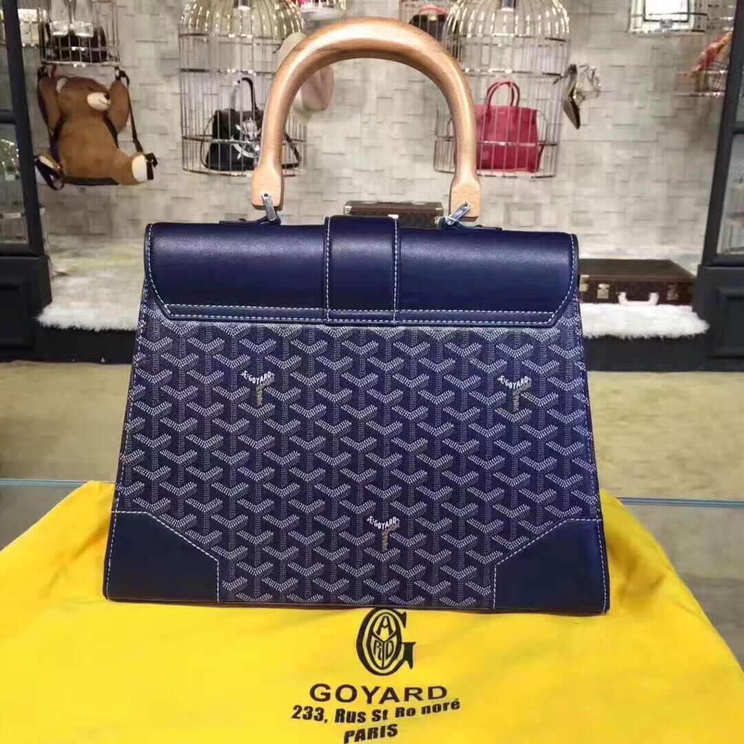 Goyard Y Doodling Calfskin Leather Tote Bag 9956 blue Goyard Y Doodling Calfskin Leather Tote Bag 9956 blue