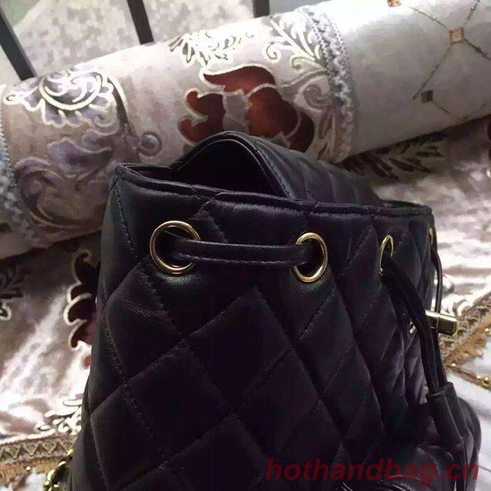 Chanel Backpack Sheepskin Original Leather A9036 Black Chanel Backpack Sheepskin Original Leather A9036 Black