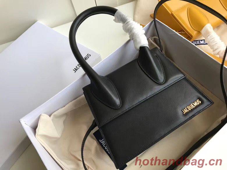 Jacquemus Original Leather Top Handle Bag J76235 Black Jacquemus Original Leather Top Handle Bag J76235 Black