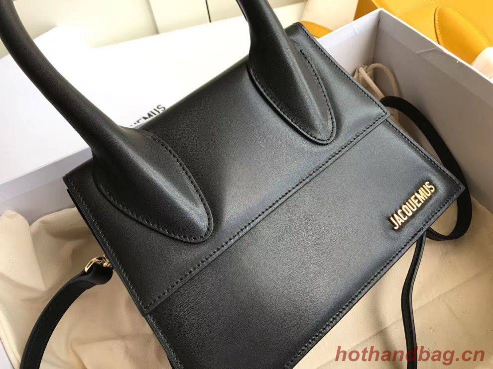 Jacquemus Original Leather Top Handle Bag J76235 Black Jacquemus Original Leather Top Handle Bag J76235 Black