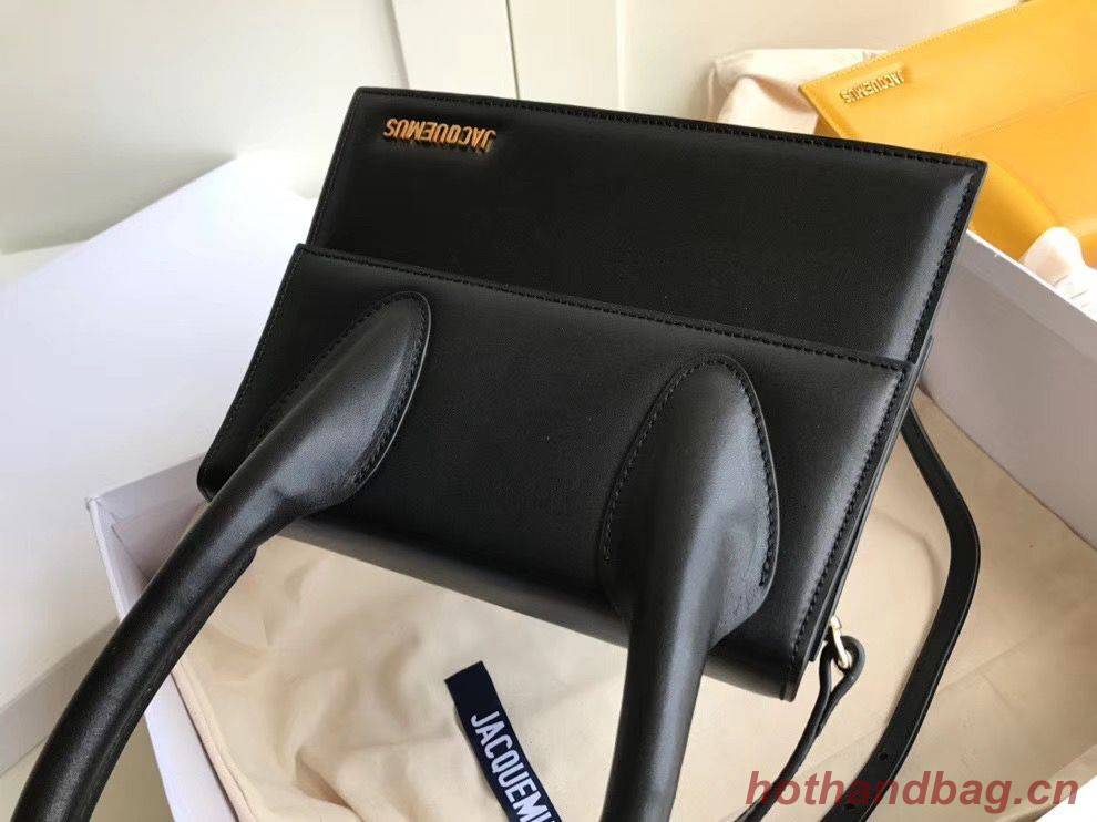 Jacquemus Original Leather Top Handle Bag J76235 Black Jacquemus Original Leather Top Handle Bag J76235 Black