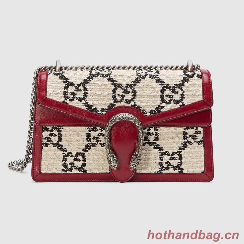 Gucci Dionysus GG Original tweed Shoulder Bag 400249 white Gucci Dionysus GG Original tweed Shoulder Bag 400249 white
