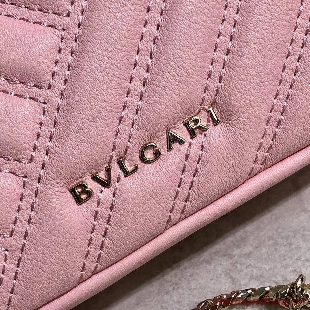BVLGARI Shoulder Bag Calfskin Leather B288760 pink BVLGARI Shoulder Bag Calfskin Leather B288760 pink