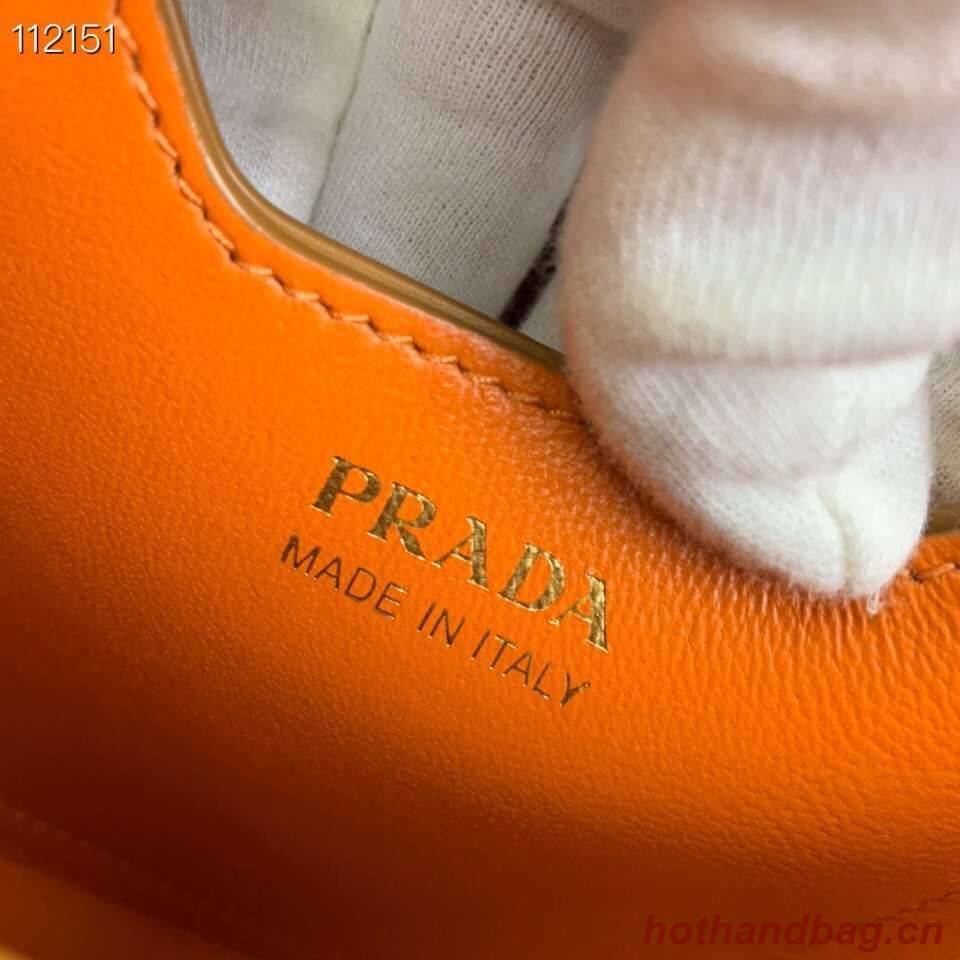 Prada Panier small Original Saffiano Bag 1BA217 Brown Prada Panier small Original Saffiano Bag 1BA217 Brown