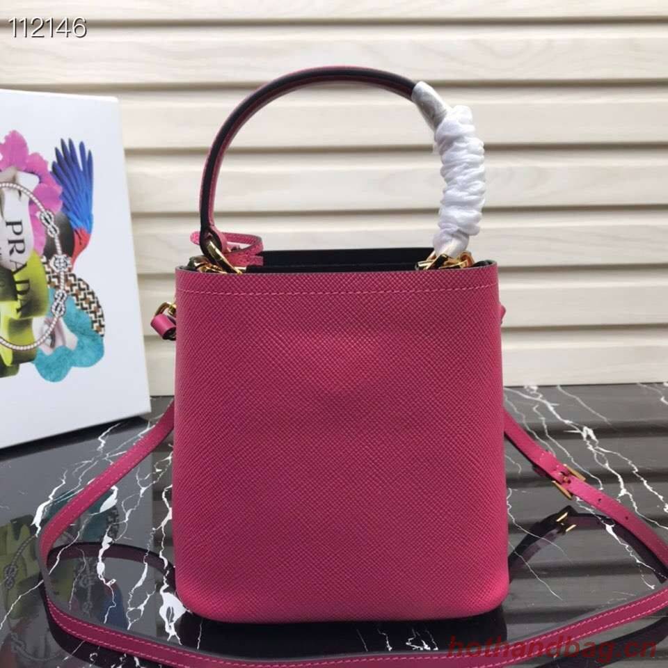 Prada Panier small Original Saffiano Bag 1BA217 Rose Prada Panier small Original Saffiano Bag 1BA217 Rose