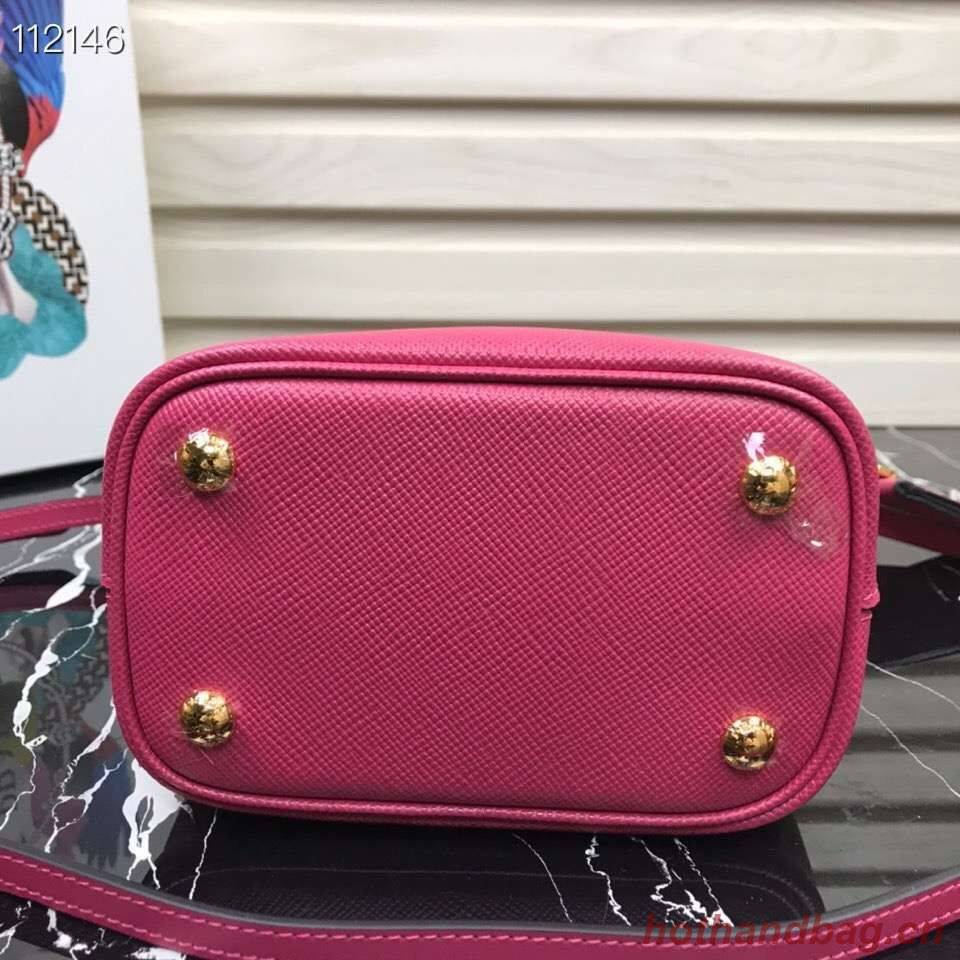 Prada Panier small Original Saffiano Bag 1BA217 Rose Prada Panier small Original Saffiano Bag 1BA217 Rose